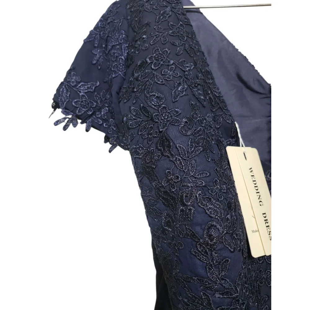 Women's Unbranded Navy Lace Wedding Dress